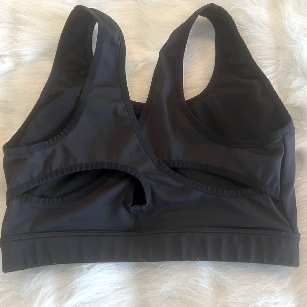 AP Basic Black Sports Bra (S) - Picture 3 of 5